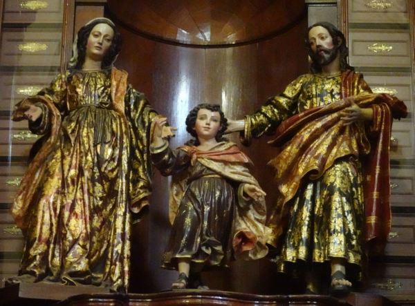 Sagrada familia. Anónimo limeño s. XVII. San Pedro de LIma. Foto R.Puig
