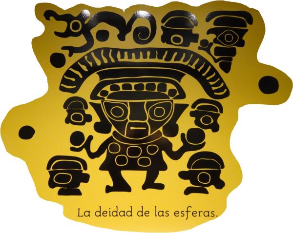 Túcume. La deidad de las esferas. Museo del sitio.