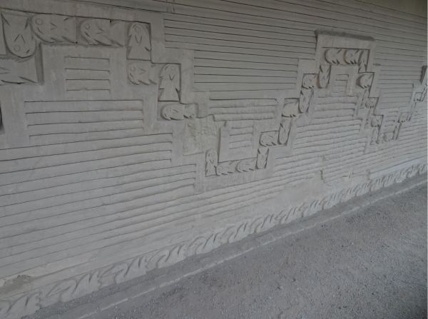 Chan Chan. Relieves zoomórficos. Foto R.Puig