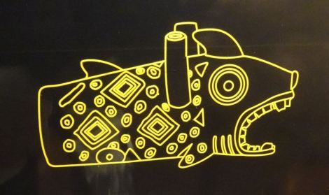 El tiburón en la Cultura Lima. Museo Huaca Pucllana. Foto R.Puig