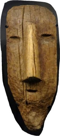 Falsa cabeza mortuoria (ss.VII a XII d.C.). Museo del sitio de Pachacamac.