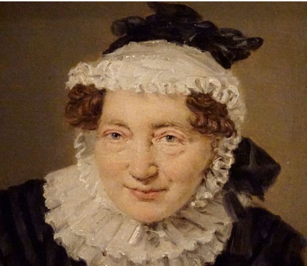 Christian Albrecht Jensen. La profesora Elisabeth Christine Sophie Horrewob,1826. Museo Nacional de Arte de Estocolmo.