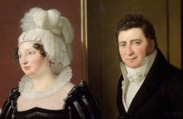 Christoffer Wilhem Eckersberg. La familia Nathanson, 1818, detalle. Museo Nacional de Arte de Copenhagen..