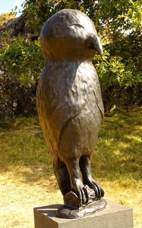 Klara Kristalova, 2019, Bird girl, bronce. Foto R.Puig