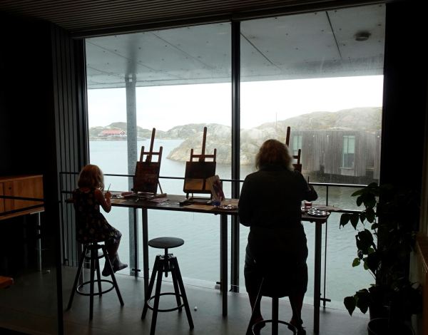 Siempre se puede aprender a pintar. Museo Nórdico de la Acuarela. Foto R.Puig