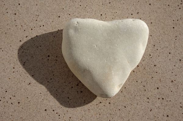 Corazón de playa. Foto R.Puig