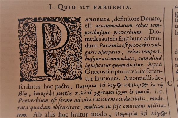 Quid sit paroemia. Foto R.Puig