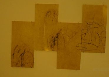 "Arañazos y palimseptos", 2019, Foto R.Puig