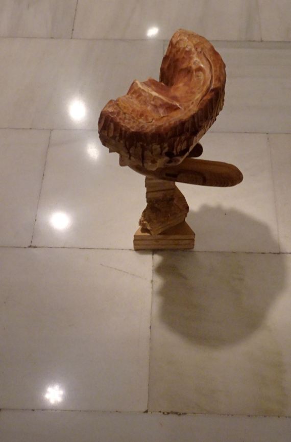 Carlos Martín Rodríguez, Soft Causalities, 2018. Fibropanel y barnices. Foto R.Puig