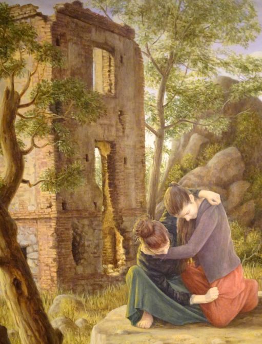 Juan Carlos Savater, Atalaya. Óleo sobre tabla, 2019, detalle. Foto R.Puig