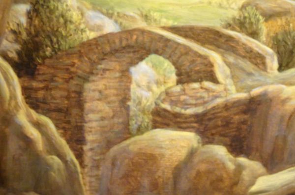 Juan Carlos Savater. Canto, óleo sobre madera 2018. Detalle. Foto R.Puig