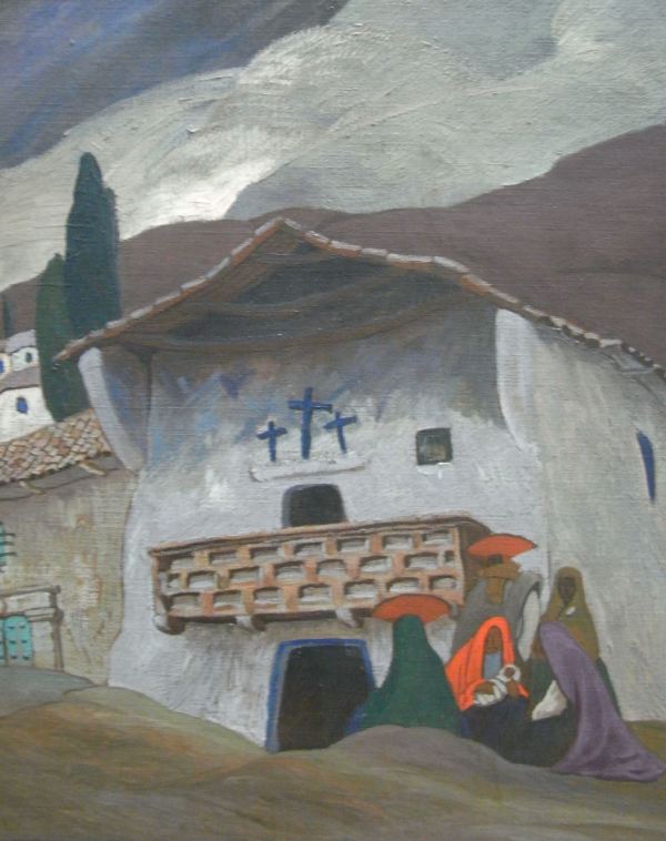 Enrique Camino Brent, Balcón de Herodes. Óleo.Banco Central de la Reserva, Lima.