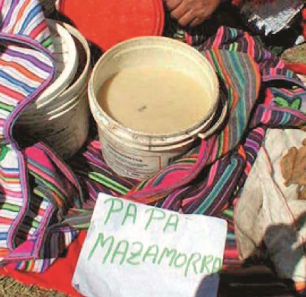 Papa mazamorra de Gertrudis Calle Bendezú