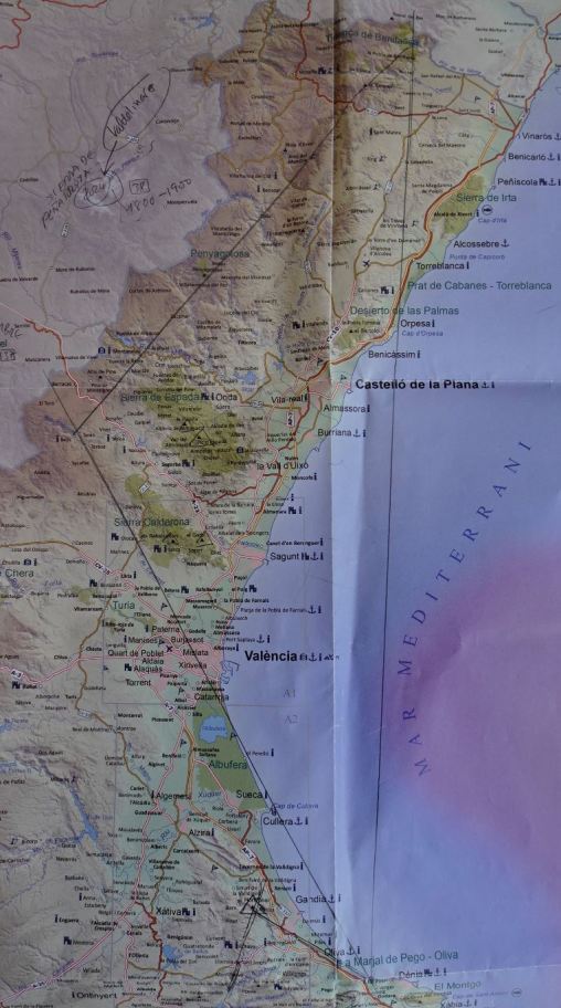 Proyección de vistas lejanas desde la Almadrava. Foto R.Puig