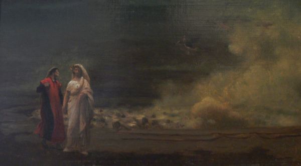 Jean-Léon Gérôme. Dante y Virgilio en el infierno. Museo Georges Garret. Vesoul, Francia
