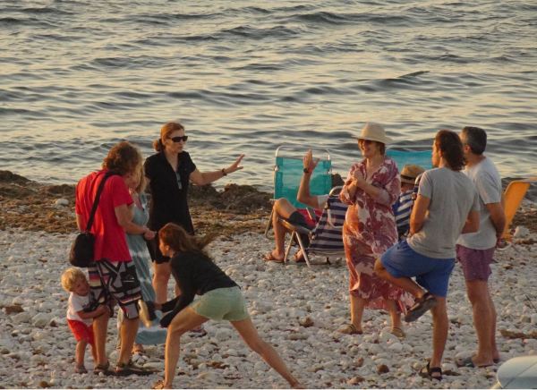 A la puesta del sol. Foto R.Puig