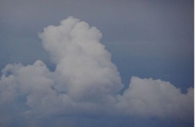 Llegaron nubes... Foto R.Puig